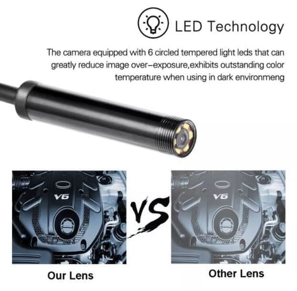 💡🔥 50 % DE RÉDUCTION – Caméra endoscopique douce Magic Wifi 😍✨