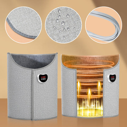 Chauffe-genoux et pieds portable et confortable pour la maison et le bureau