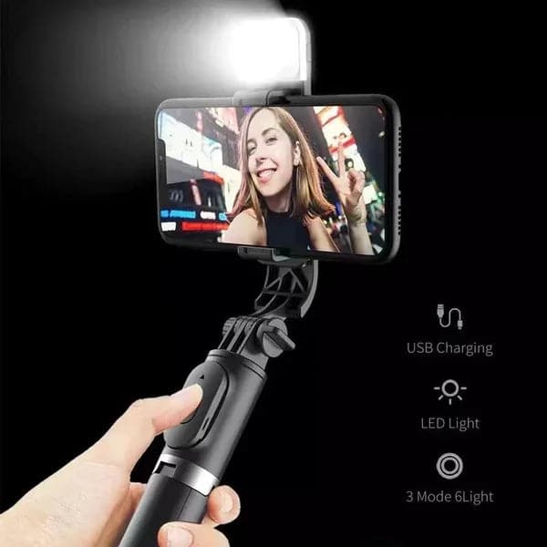 📢📢60 % de réduction !! ⏰2026 Nouveau bâton à selfie Bluetooth sans fil 6 en 1