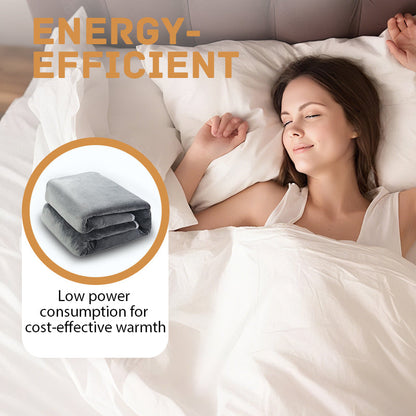 🛏️ 50% DE RÉDUCTION! ✨ Couverture Chauffante Électrique - 6 Niveaux de Chaleur pour un Confort Optimal en Hiver ❄️🔌