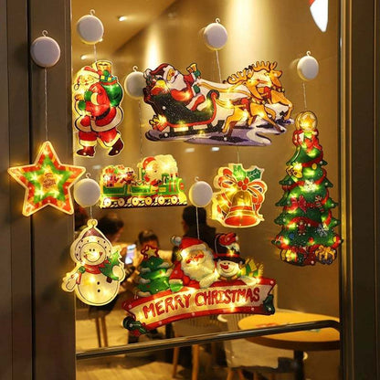🎄Vente de Noël anticipée -50% de réduction🎊Lumières à ventouse pour fenêtre de Noël🎅