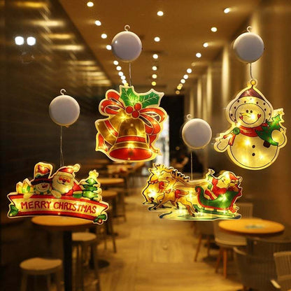 🎄Vente de Noël anticipée -50% de réduction🎊Lumières à ventouse pour fenêtre de Noël🎅