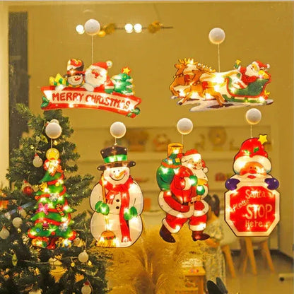 🎄Vente de Noël anticipée -50% de réduction🎊Lumières à ventouse pour fenêtre de Noël🎅