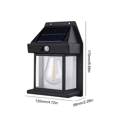 🔥VENTE LIMITÉE 50 % DE RÉDUCTION🔥Applique murale solaire à détecteur de mouvement en tungstène