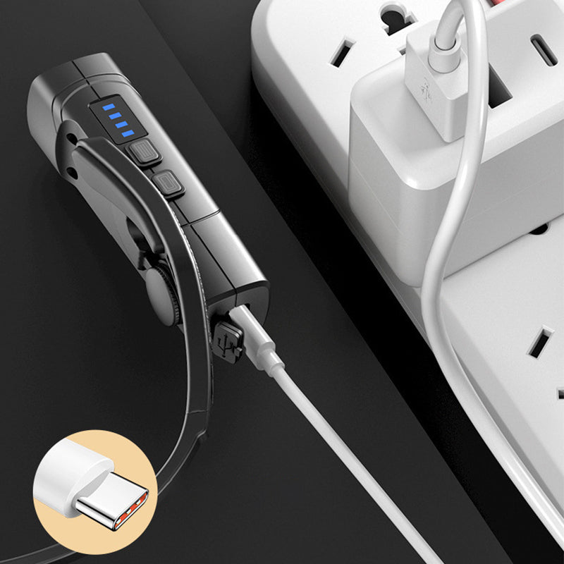 📢📢50 % de réduction !!!🎅Lampe frontale LED ultra-légère à porter sur l’oreille : 5 modes, détection gestuelle & batterie intelligente ! 💡🏃‍♂️
