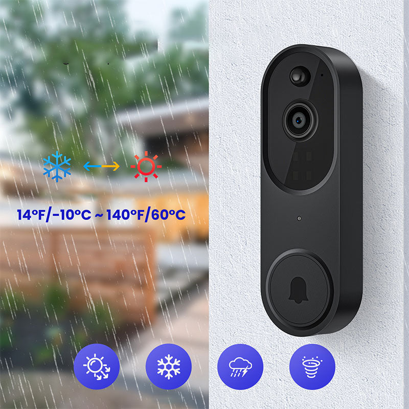 ⏳Spécial à durée limitée⏰Sonnette et Carillon avec Vidéo HD sans Fil pour Maison Intelligente📹