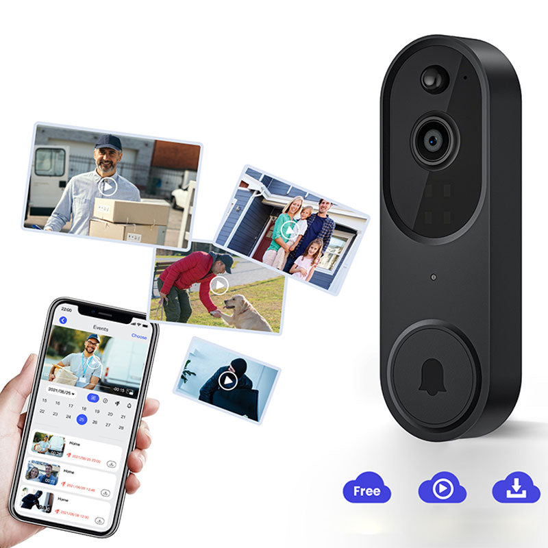 ⏳Spécial à durée limitée⏰Sonnette et Carillon avec Vidéo HD sans Fil pour Maison Intelligente📹