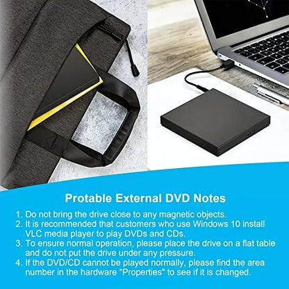 📢📢49% de réduction ! 💿💻 Lecteur CD/DVD Externe – Plug & Play, Portable & Compatible Mac/Windows